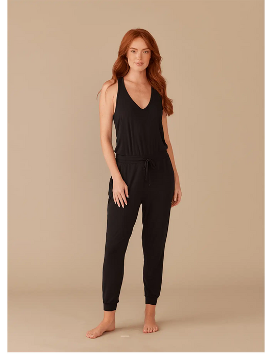 UltraModal™ V-Neck Jumpsuit | Black
