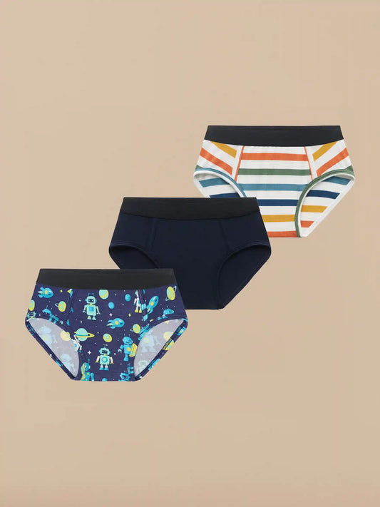UltraModal™ Core Boys Brief 3-Pack | Robots