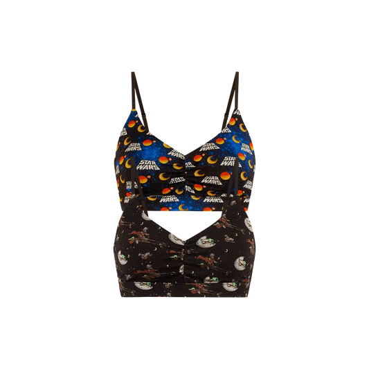 UltraModal™ FeelFree Ruched Bralette 2-Pack | Galaxy Far Far Away Pack