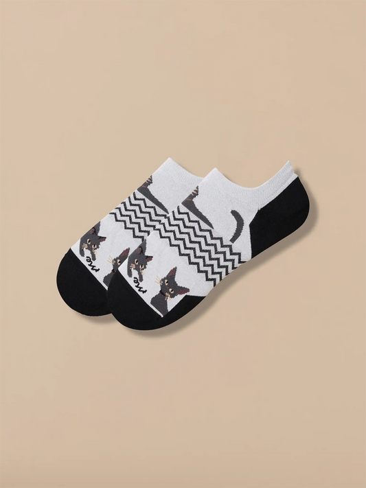 Essential Ankle Sock | Midnight Meow