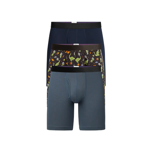 UltraModal™ Core Long Boxer Brief w/ Fly 3-Pack | Explorasaurus Pack