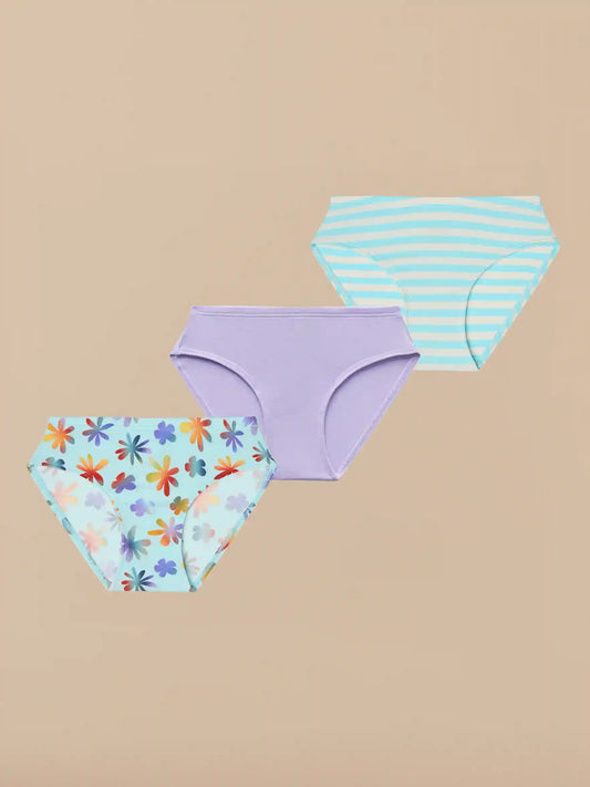UltraModal™ FeelFree Girls Bikini Brief 3-Pack | Spring Pack