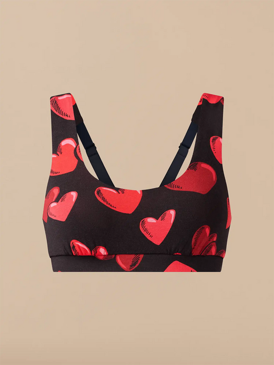 UltraModal™ FeelFree Square Neck Bralette | Floating Hearts