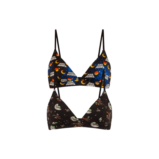 UltraModal™ FeelFree Triangle Bralette 2-Pack | Galaxy Far Far Away Pack