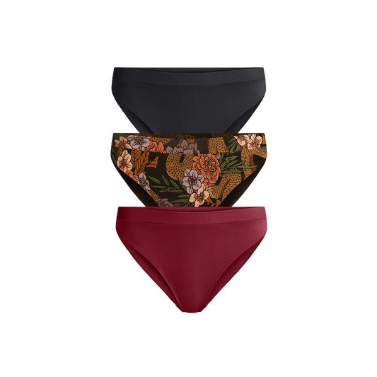 UltraModal™ FeelFree High Leg Bikini 3-Pack | Garden Snake Pack