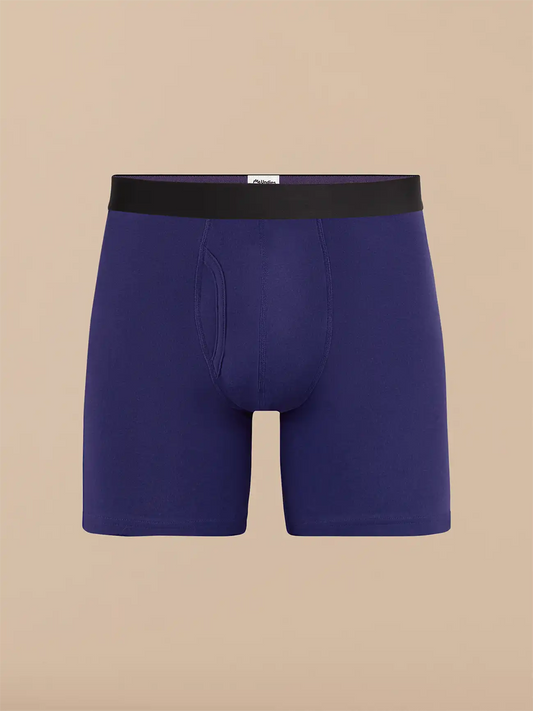 TrueCotton Ball Caddy™ Boxer Brief w/ Fly | Midnight Sail