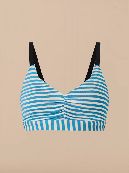 Curvy UltraModal™ FeelFree Ruched Bralette | Amalfi Stripes