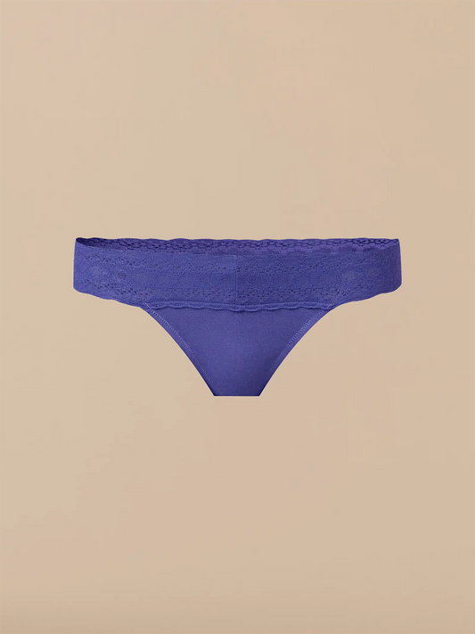 UltraModal™ Lace Low-Rise Thong | Berry Blue