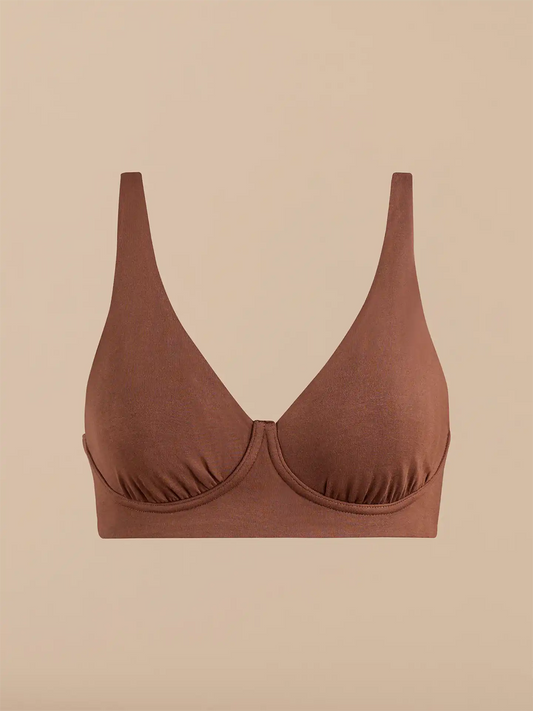 UltraModal™ FeelFree Longline Bralette | Walnut Shell/Walnut Shell