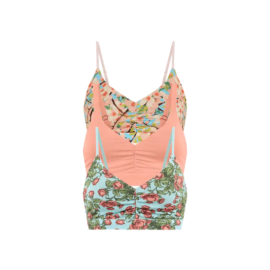 UltraModal™ FeelFree Ruched Bralette 3-Pack | Blossom Pack