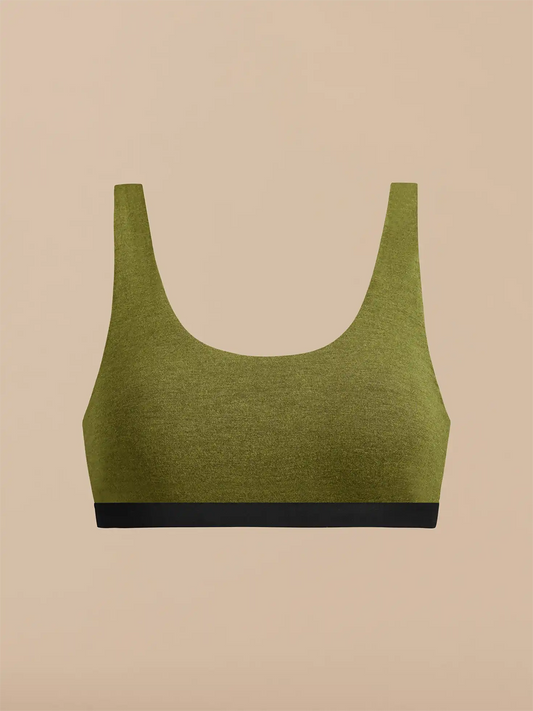 UltraModal™ Core Scoop Bralette | Heather Olive