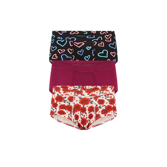 UltraModal™ FeelFree Cheeky Brief 3-Pack | Electric Love Pack