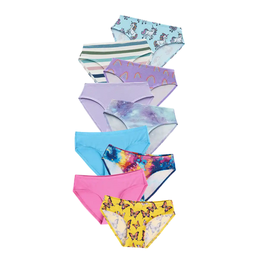 UltraModal™ FeelFree Girls Bikini Brief 9-Pack | Mix of Magic Pack