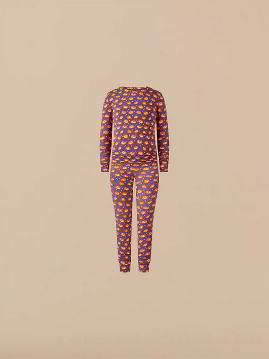 UltraModal™ Long Sleeve PJ Set - Kid's | Glow Pumpkins
