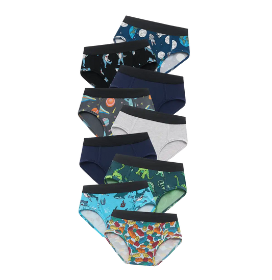 UltraModal™ Core Boys Brief 9-Pack | Splash and Stomp Pack