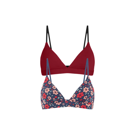 UltraModal™ FeelFree Triangle Bralette 2-Pack | Sweet Bloom Pack