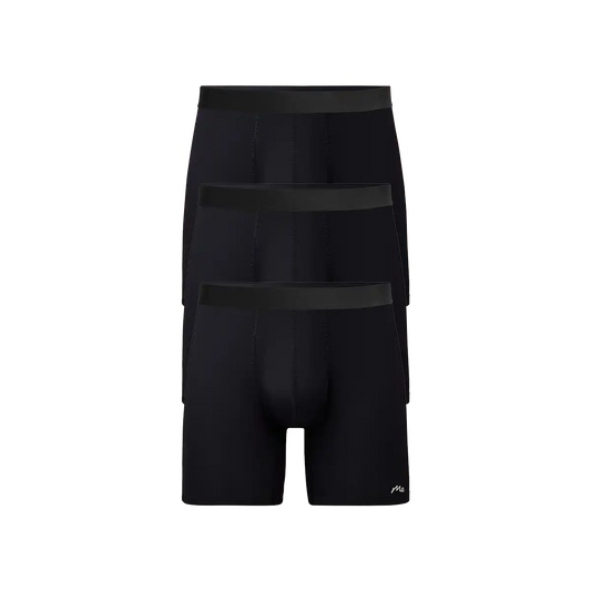Breathe Boxer Brief w/ Fly 3-Pack | Black Pack