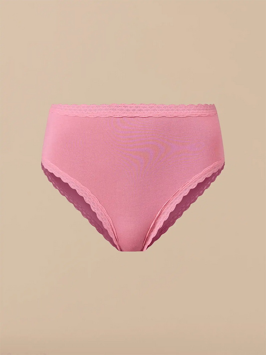UltraModal™ Lace High-Waisted Cheeky Bikini | Pop Pink