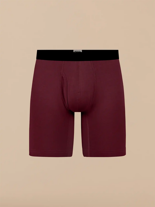 UltraModal™ Core Long Boxer Brief w/ Fly | Heather Plum