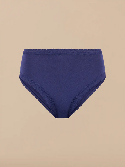 UltraModal™ Lace High-Waisted Cheeky Bikini | Navy