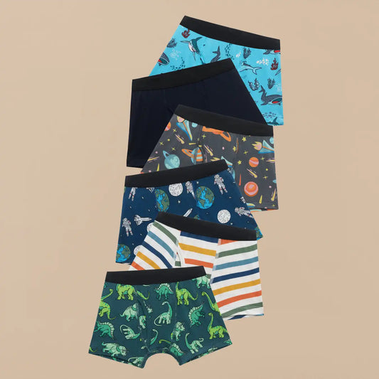 UltraModal™ Core Boys Boxer Brief 6-Pack | Jawsome Adventure Pack