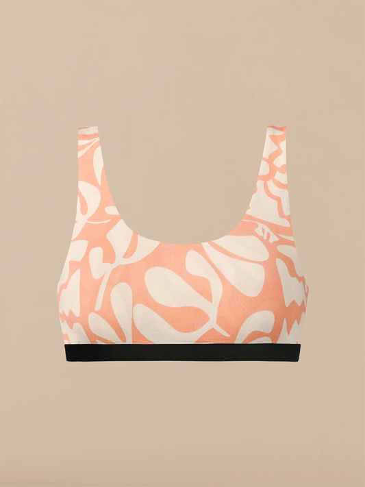 UltraModal™ Core Scoop Bralette | Coral Heatwave