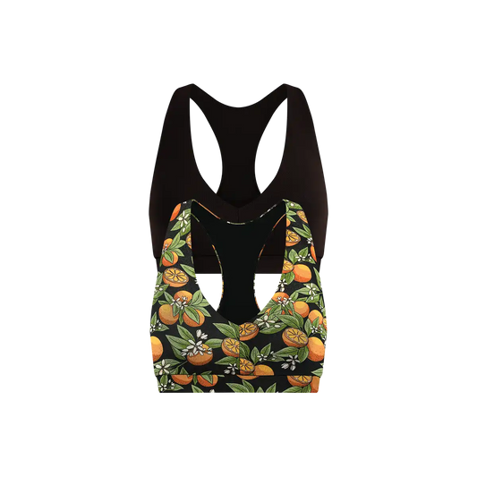 UltraModal™ FeelFree Racerback Bralette 2-Pack | Tangerine Dreams Pack