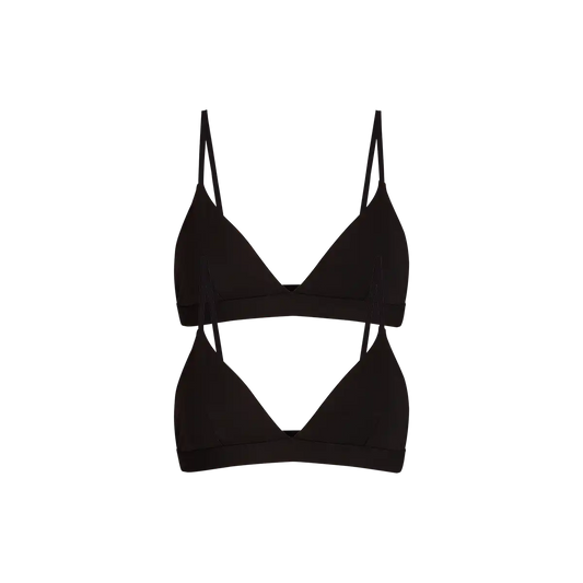 UltraModal™ FeelFree Triangle Bralette 2-Pack | Black Pack
