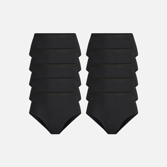 UltraModal™ FeelFree High-Waisted Cheeky 10-Pack | Black