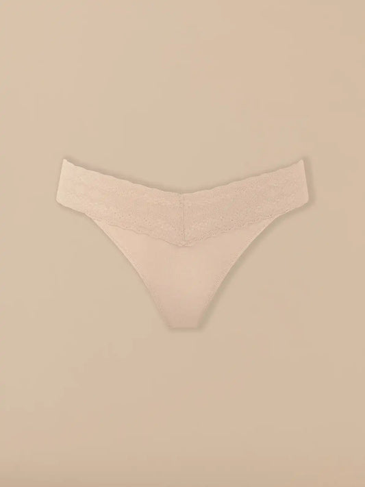 UltraModal™ Lace V-Front Thong | Sand Dune