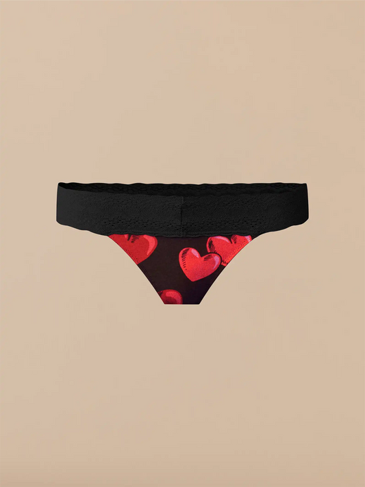 UltraModal™ Lace Low-Rise Thong | Floating Hearts