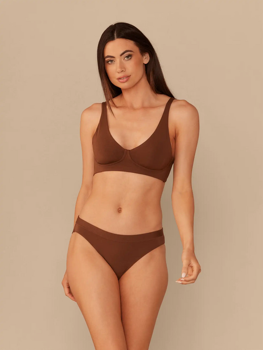 UltraModal™ FeelFree High-Leg Bikini | Walnut Shell