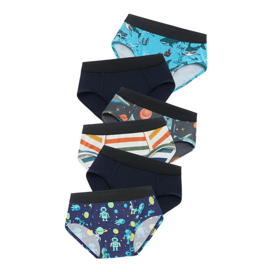 UltraModal™ Core Boys Brief 6-Pack | Space and Sea Pack