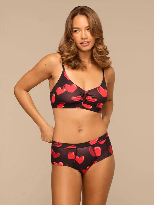 UltraModal™ FeelFree Cheeky Brief | Floating Hearts