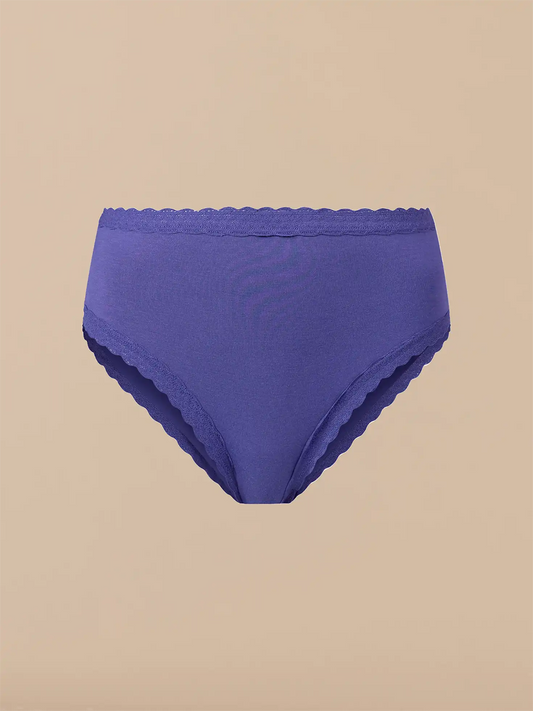 UltraModal™ Lace High-Waisted Cheeky Bikini | Berry Blue