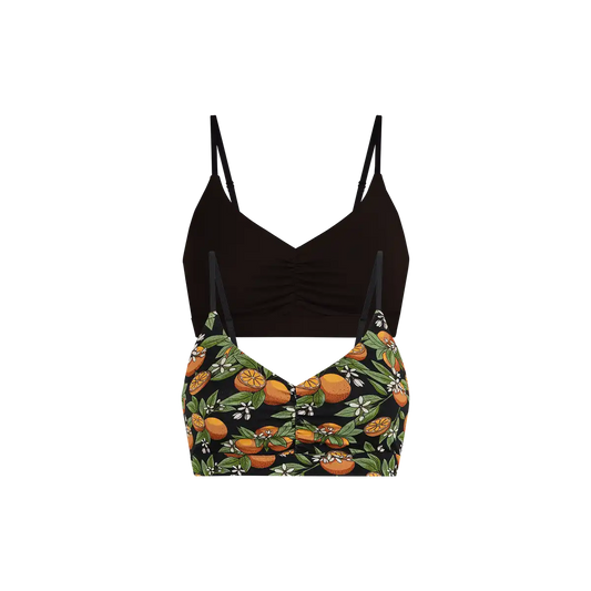 UltraModal™ FeelFree Ruched Bralette 2-Pack | Tangerine Dreams Pack