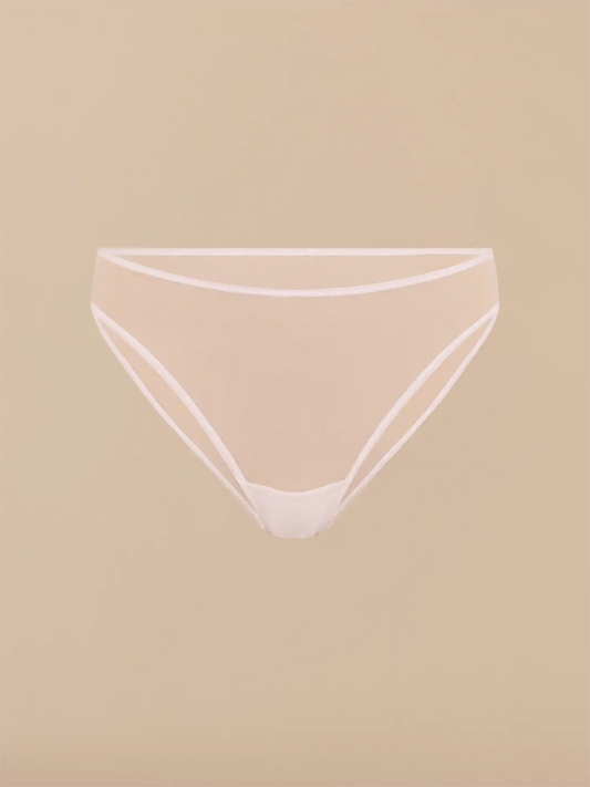 Women's Mesh High Leg Bikini | Peony