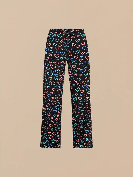 UltraModal™ Wide Leg Lounge Pant | Electric Hearts 2.0