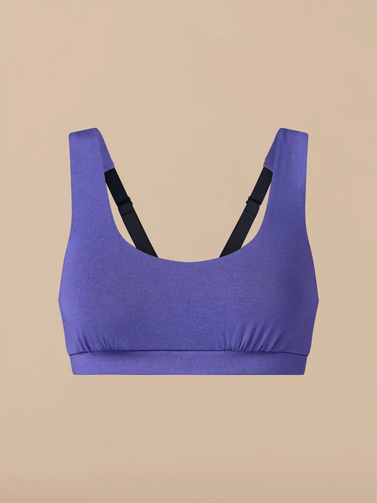 UltraModal™ FeelFree Square Neck Bralette | Berry Blue