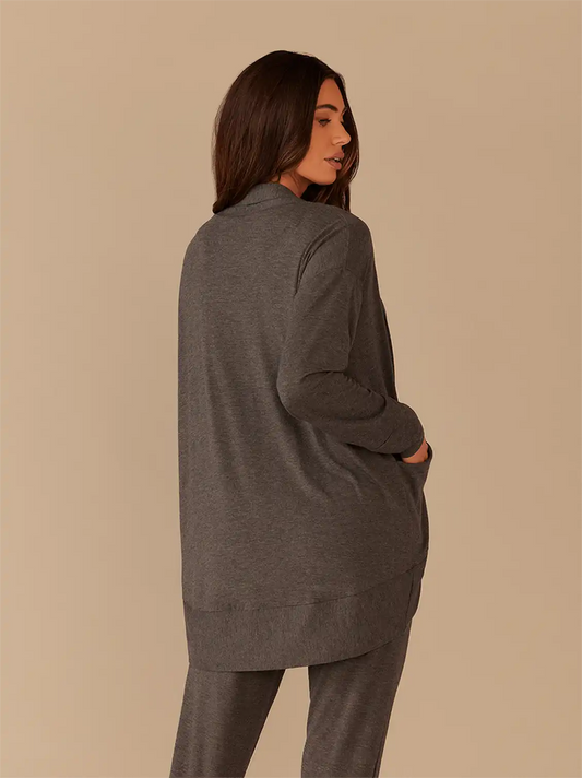 UltraModal™ Cocoon Cardigan | Heather Charcoal