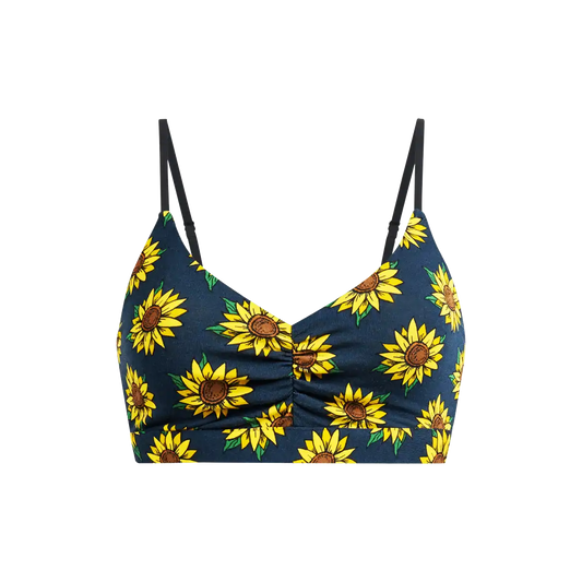 UltraModal™ FeelFree Ruched Bralette | Here Comes The Sunflowers