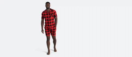 UltraModal™ Short Sleeve PJ Set - Men's | Buffalo Plaid