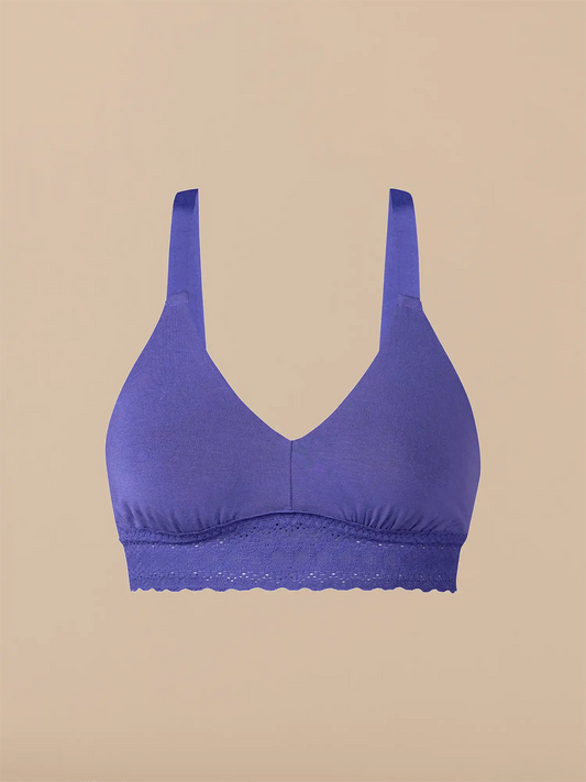 UltraModal™ Lace Longline Bralette | Berry Blue