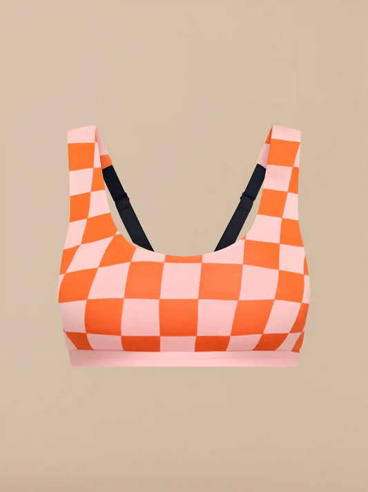 UltraModal™ FeelFree Square Neck Bralette | Cheeky Check