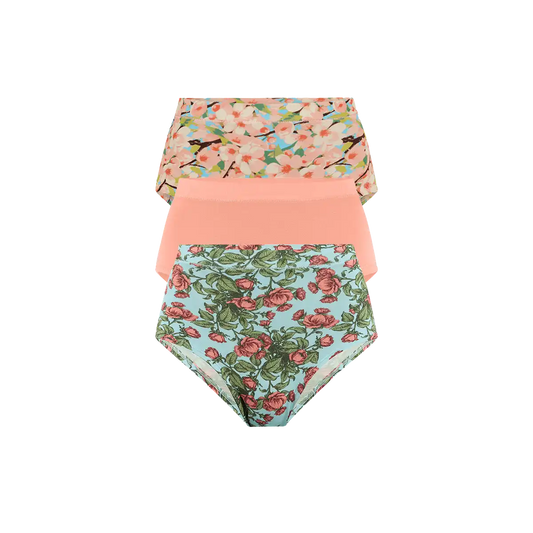 UltraModal™ FeelFree High-Waisted Cheeky 3-Pack | Blossom Pack