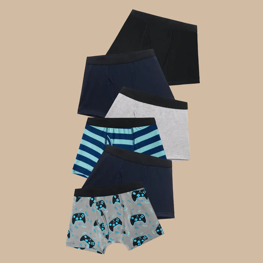 UltraModal™ Core Boys Boxer Brief 6-Pack | Game Night Pack
