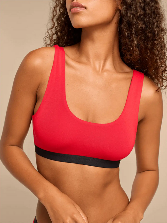 UltraModal™ Core Scoop Bralette | Chili Red