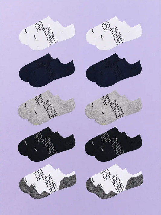 Essential Ankle Sock 10-Pack | Mixed Classics Pack