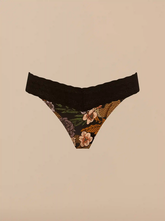 UltraModal™ Lace V-Front Thong | Garden Snake