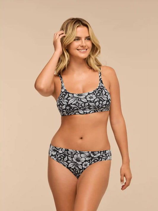 TrueCotton Bikini | Midnight Bloom